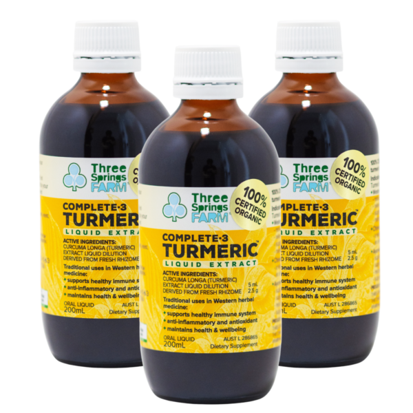 Three Subscription Bottles of Turmeric Extract